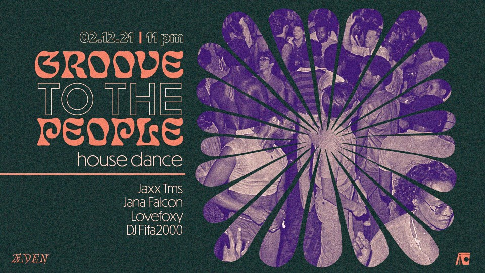 Æ: Groove To The People - Flyer front