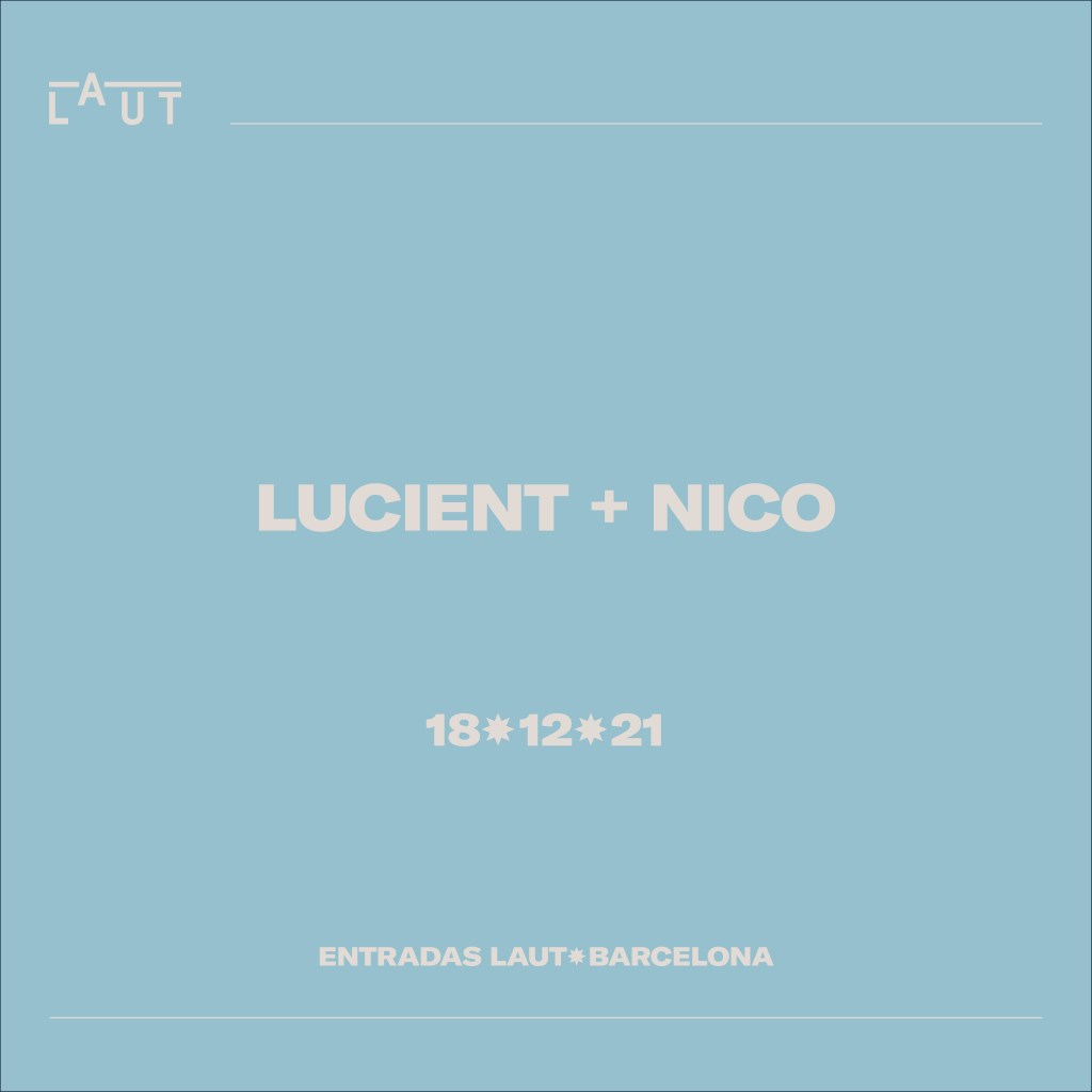 Lucient + Nico - Flyer front