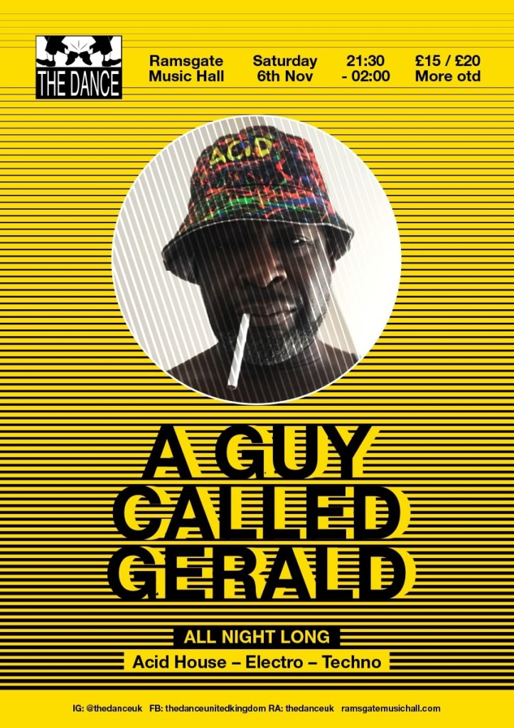 The Dance with A Guy Called Gerald All Night Long - Flyer front