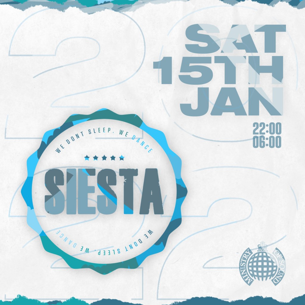 Siesta The Winter Party w Endor + Roberto Surace - Flyer front