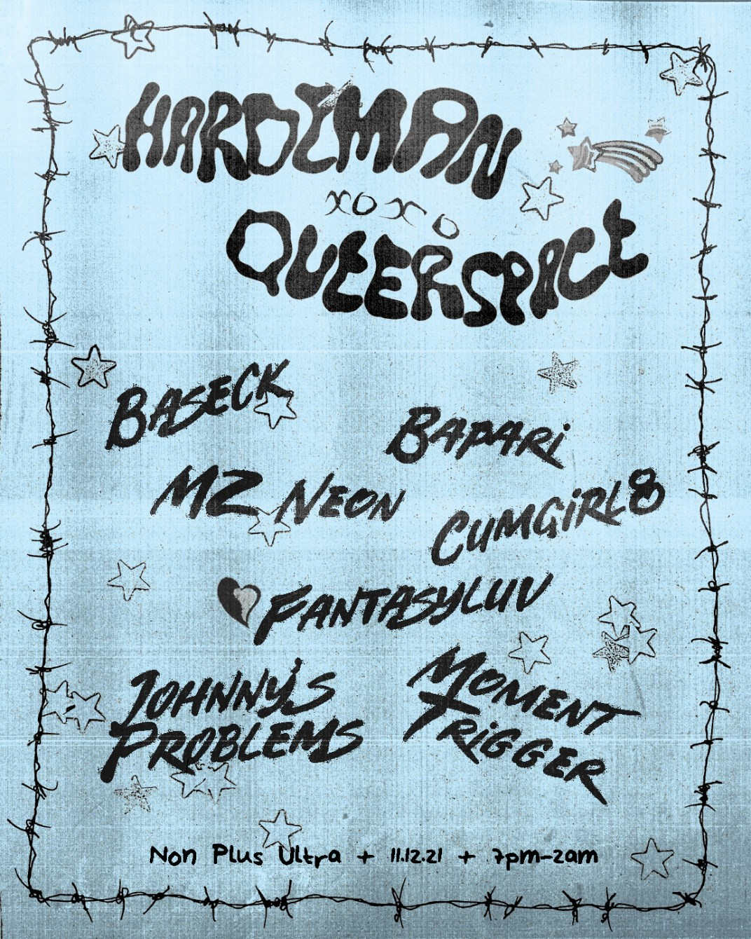 Queerspace x Hardeman - Flyer front