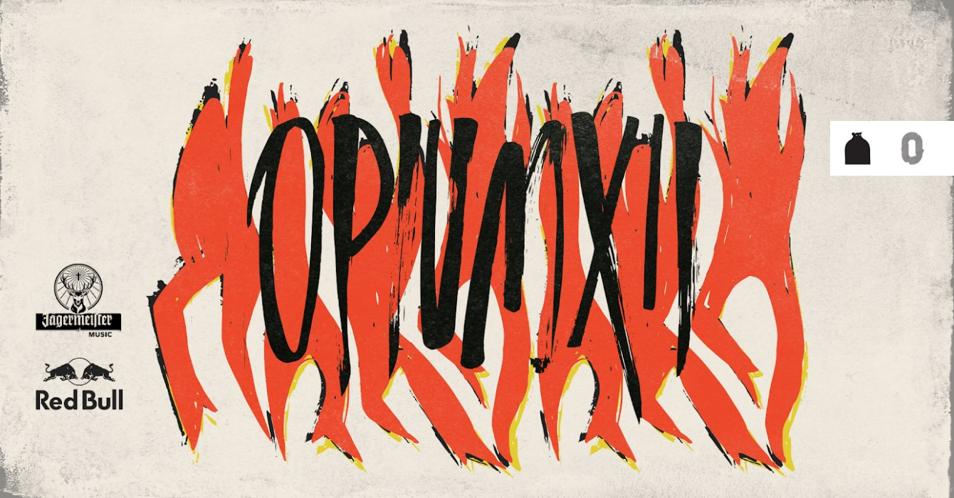 O P I U M X I I: Kim Ann Foxman, Marc Piñol, Bruxas - Flyer front