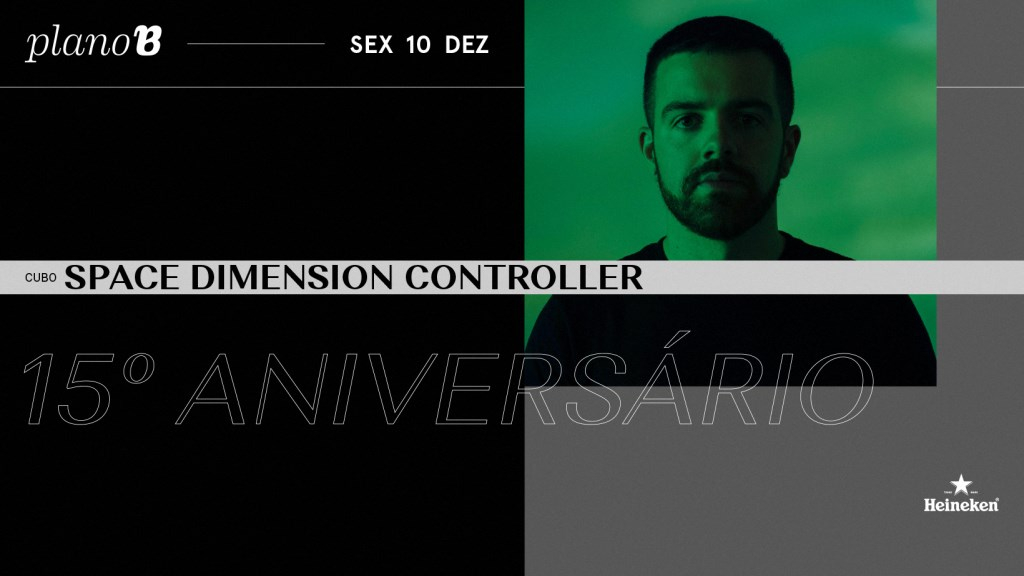 15º Aniversário: Space Dimension Controller - Flyer front