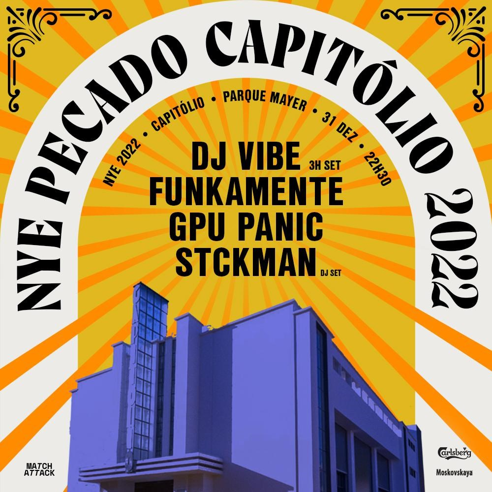 NYE PECADO CAPITÓLIO 22 - Flyer front