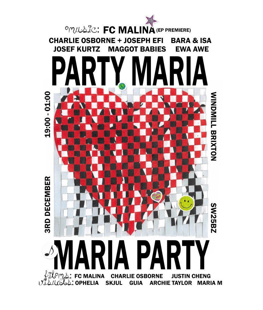 Party Maria Maria Party - Flyer front