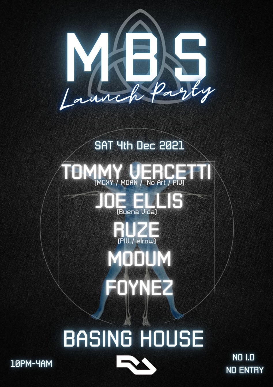 MBS LDN Launch Party - Flyer front