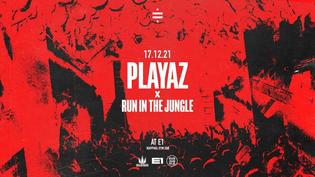 Playaz & Run In The Jungle - Flyer front