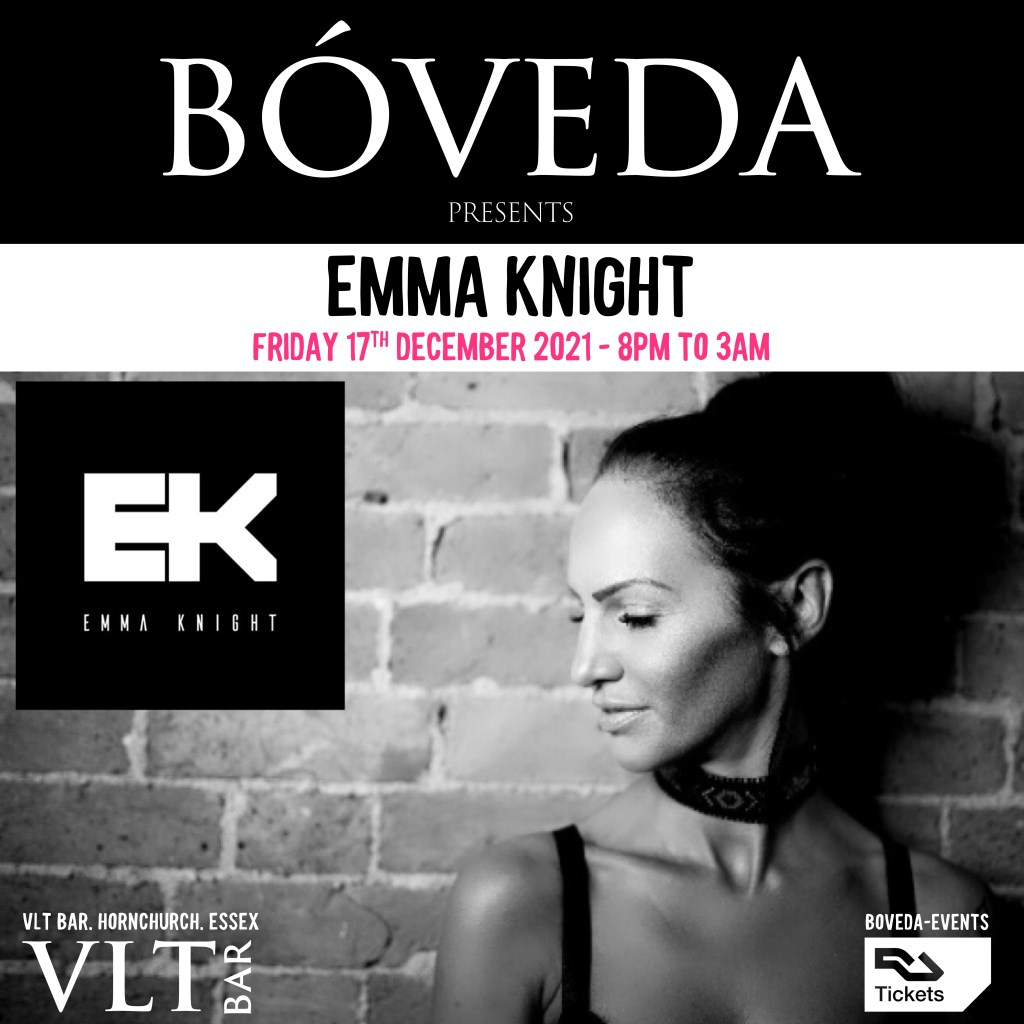 Bóveda presents Emma Knight Plus Guests - Flyer front