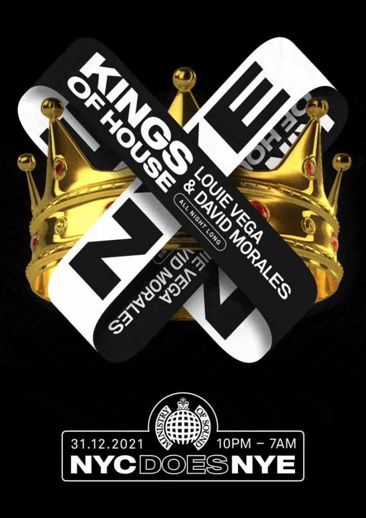 NYE at Ministry of Sound - Flyer front