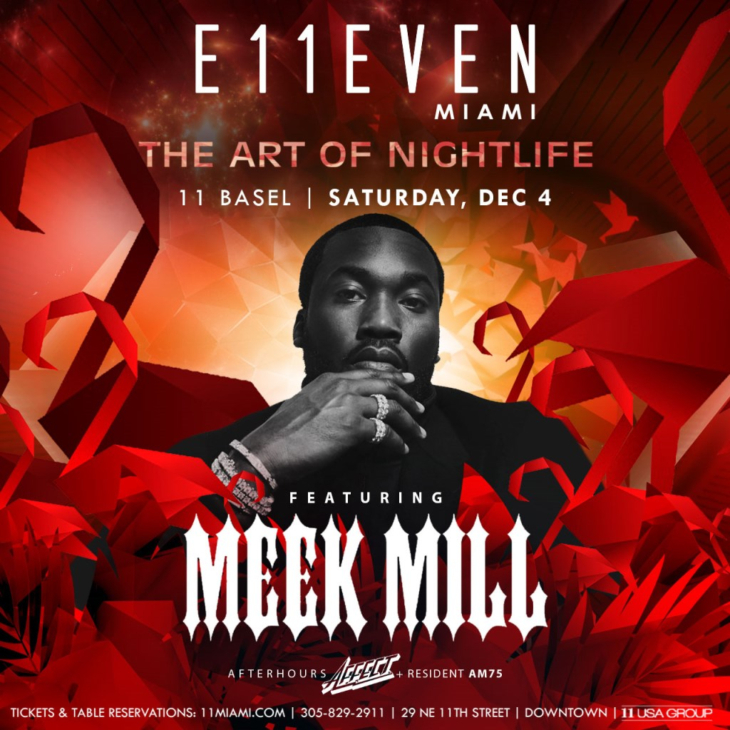11basel Feat Meek Mill At E11even Miami Rooftop Miami