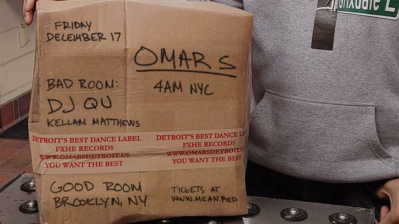 Omar S - Flyer back