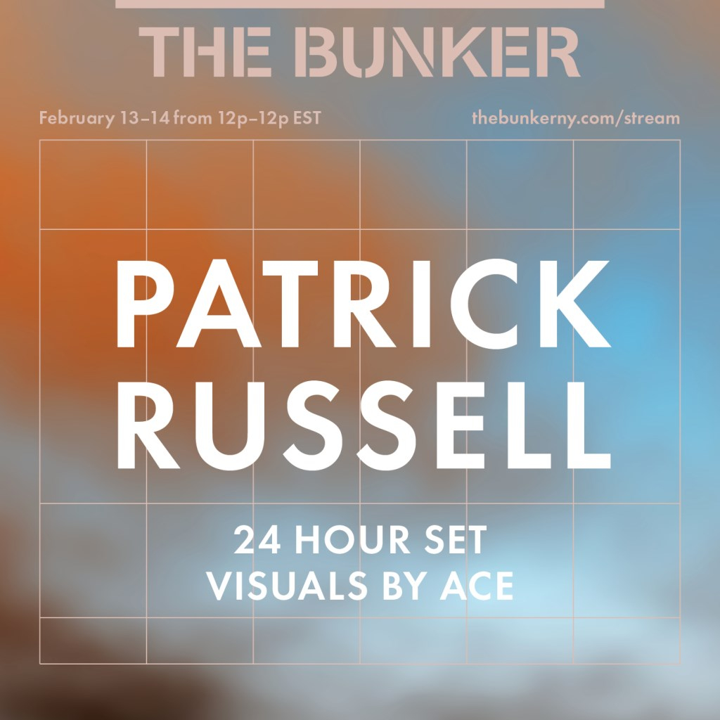 The Bunker Stream with Patrick Russell 24 Hour Set - Flyer back
