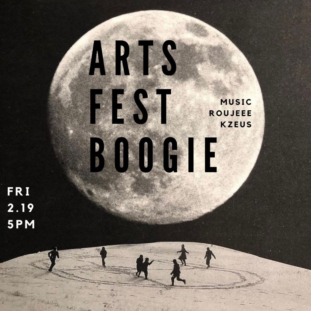 Arts Fest Boogie - Flyer front