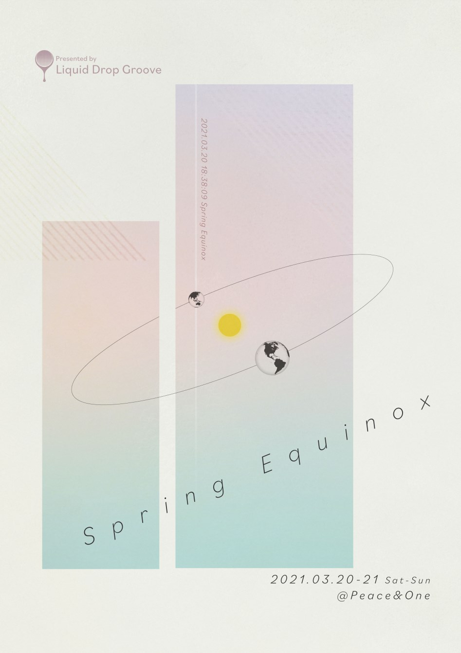 Spring Equinox presented by Liquid Drop Groove - Flyer front