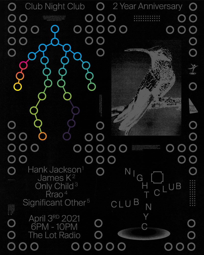 Club Night Club 2 Year Anniversary - Flyer front