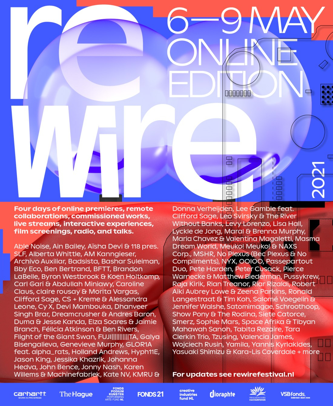 Rewire 2021 - Online Edition - Flyer front