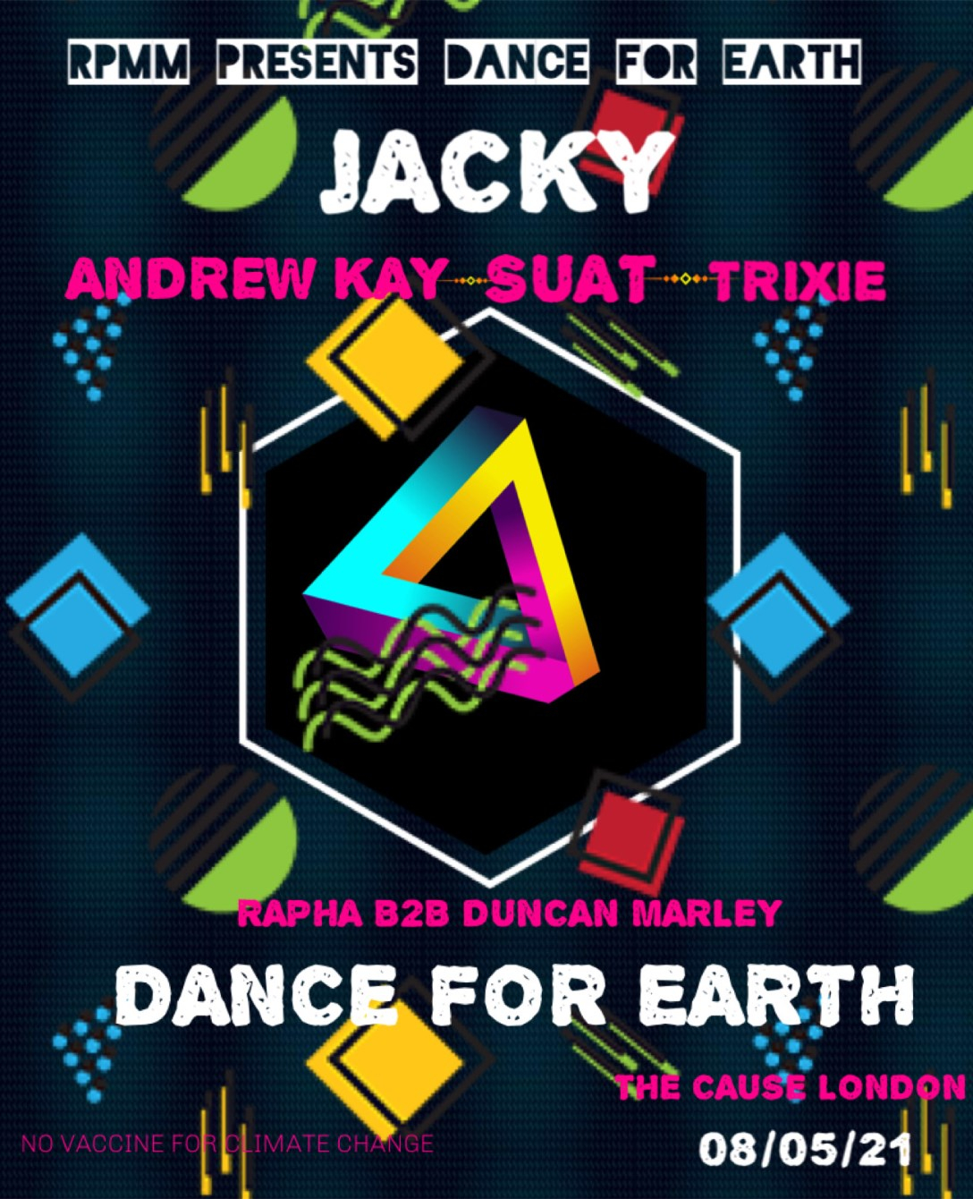 Dance For Earth - Flyer front
