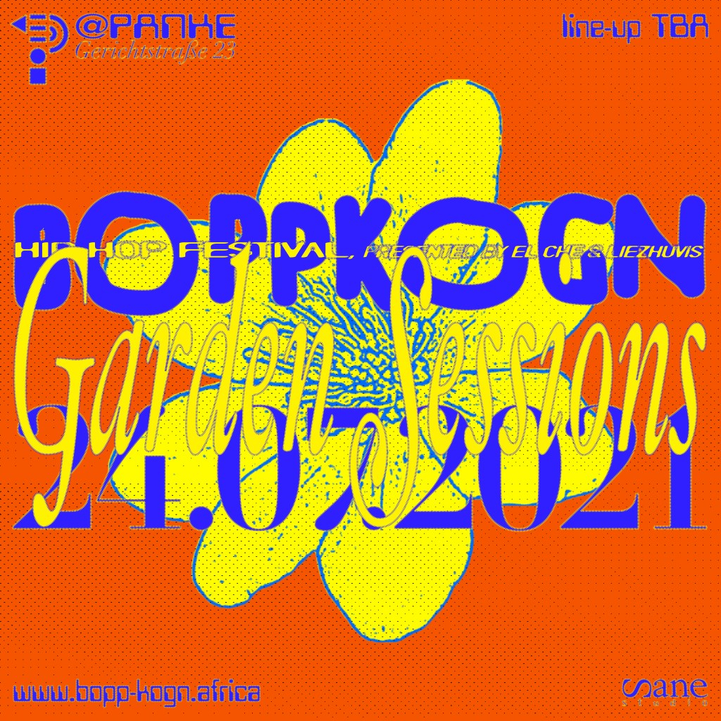 Bopp Kogn Festival #15 Garden Session - Flyer front