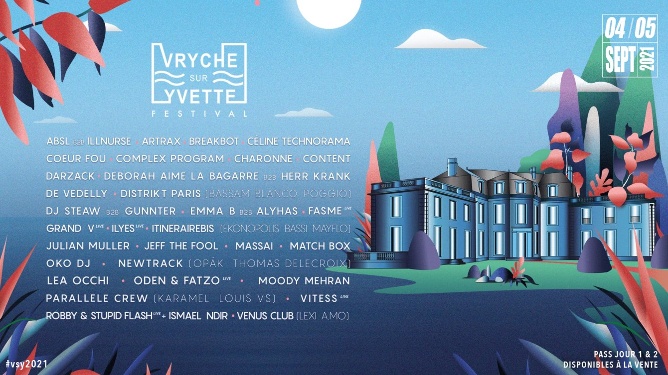Vryche Sur Yvette Festival 2021 - Flyer front