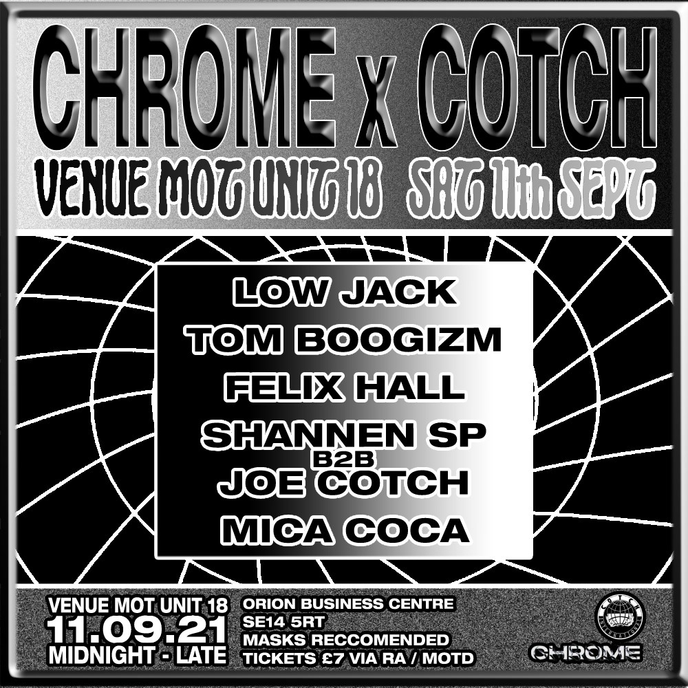 Chrome x COTCH Vol. 3 - Flyer front