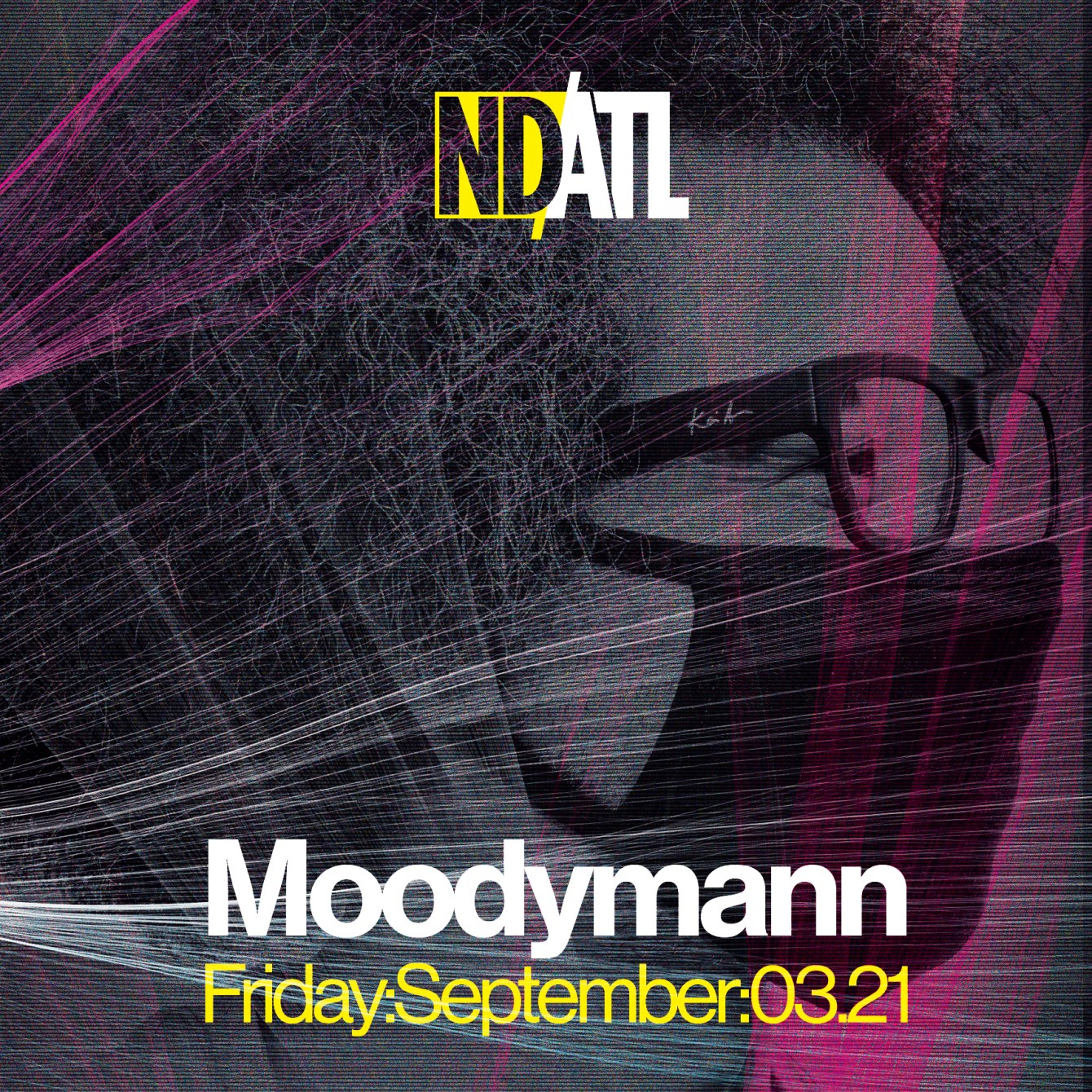 Ndatl Pres Distinctive with Moodymann - Flyer front