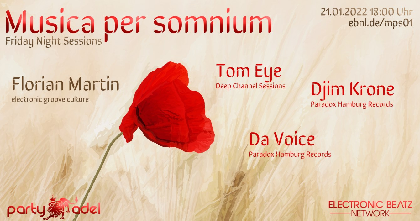 Musica per Somnium - Flyer front