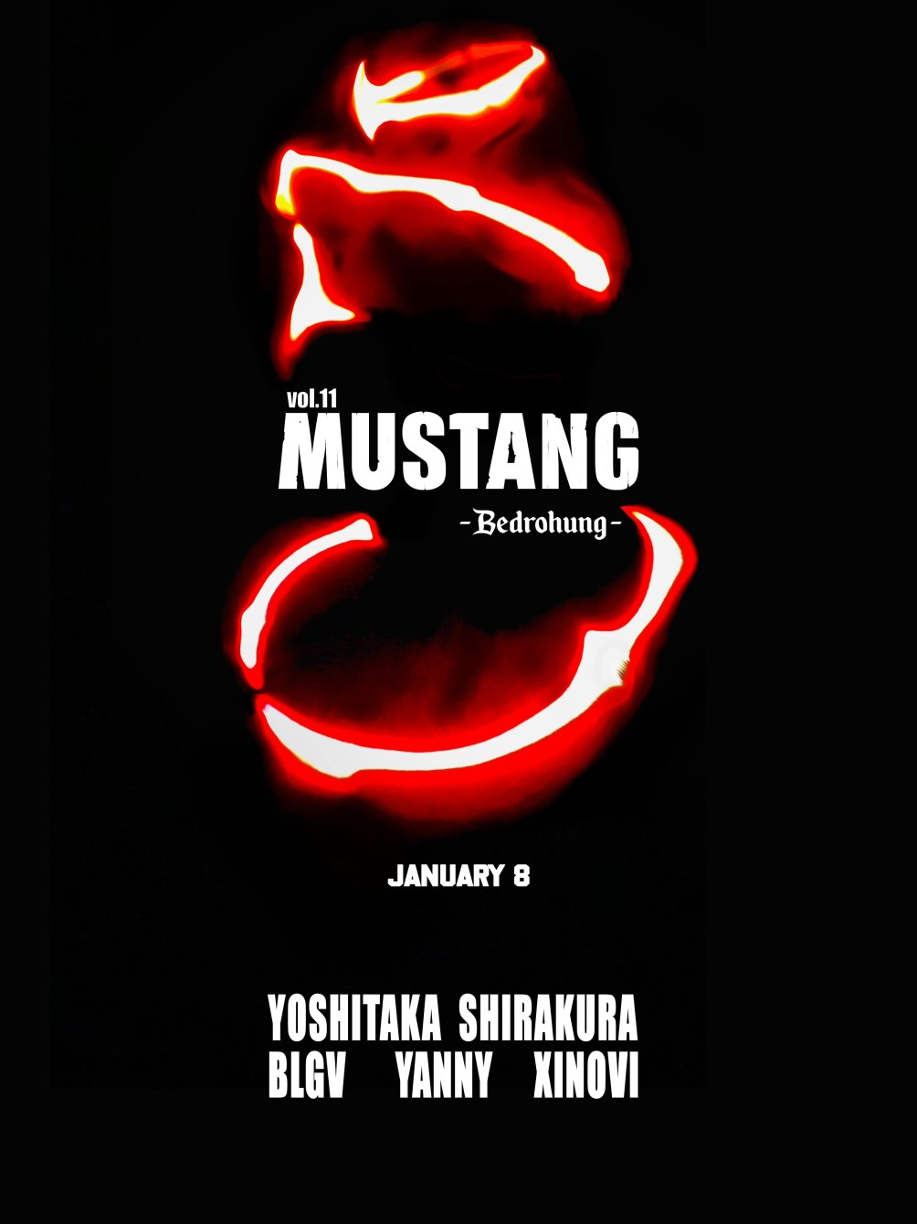 Mustang vol.11 -Bedrohung- - Flyer front