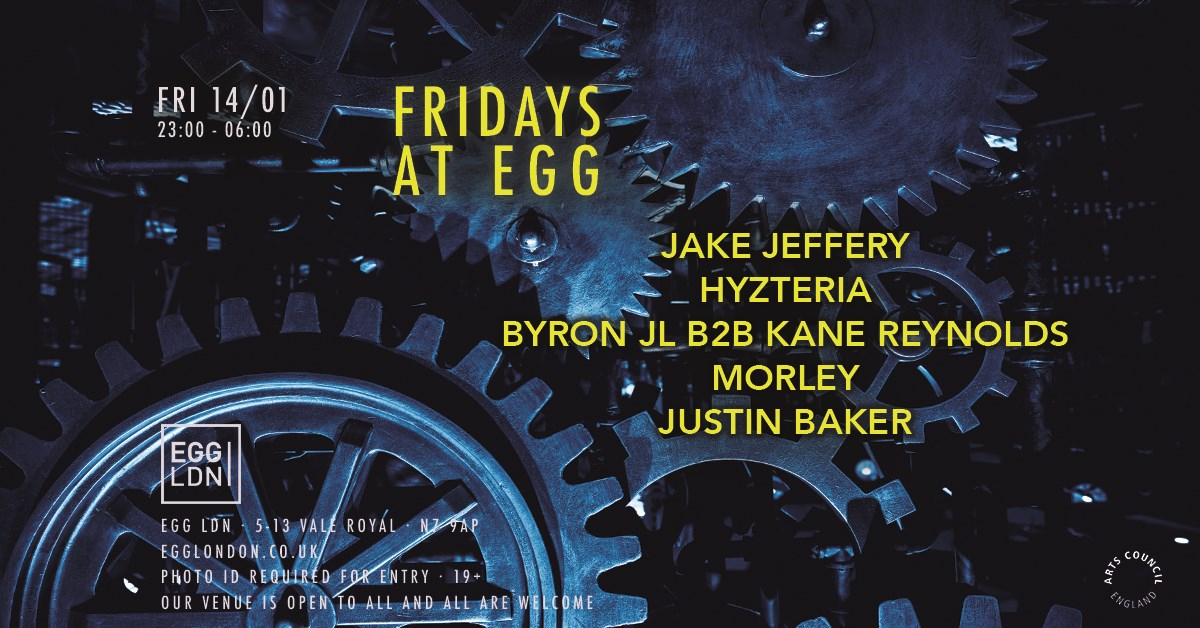 Fridays at Egg: Payback Weekender (Part 3) Jake Jeffery, Hyzteria - Flyer front