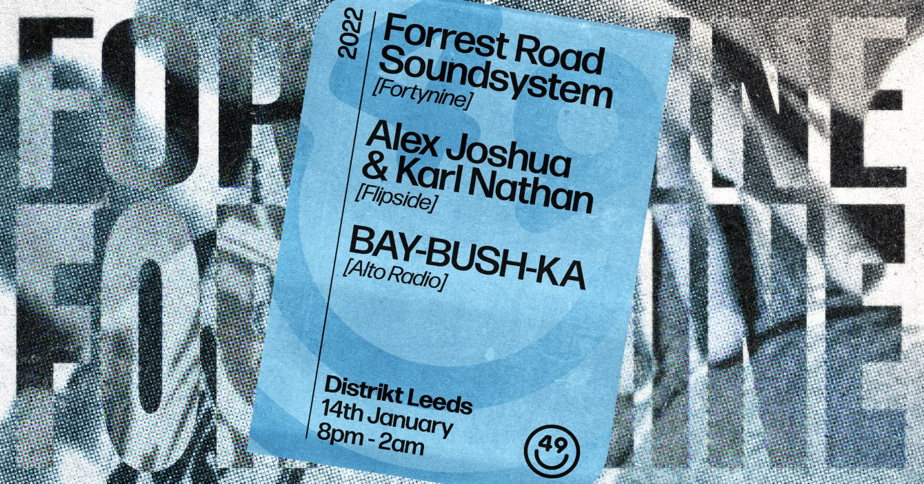 Fortynine presents: Forrest Road & Friends - Flyer front