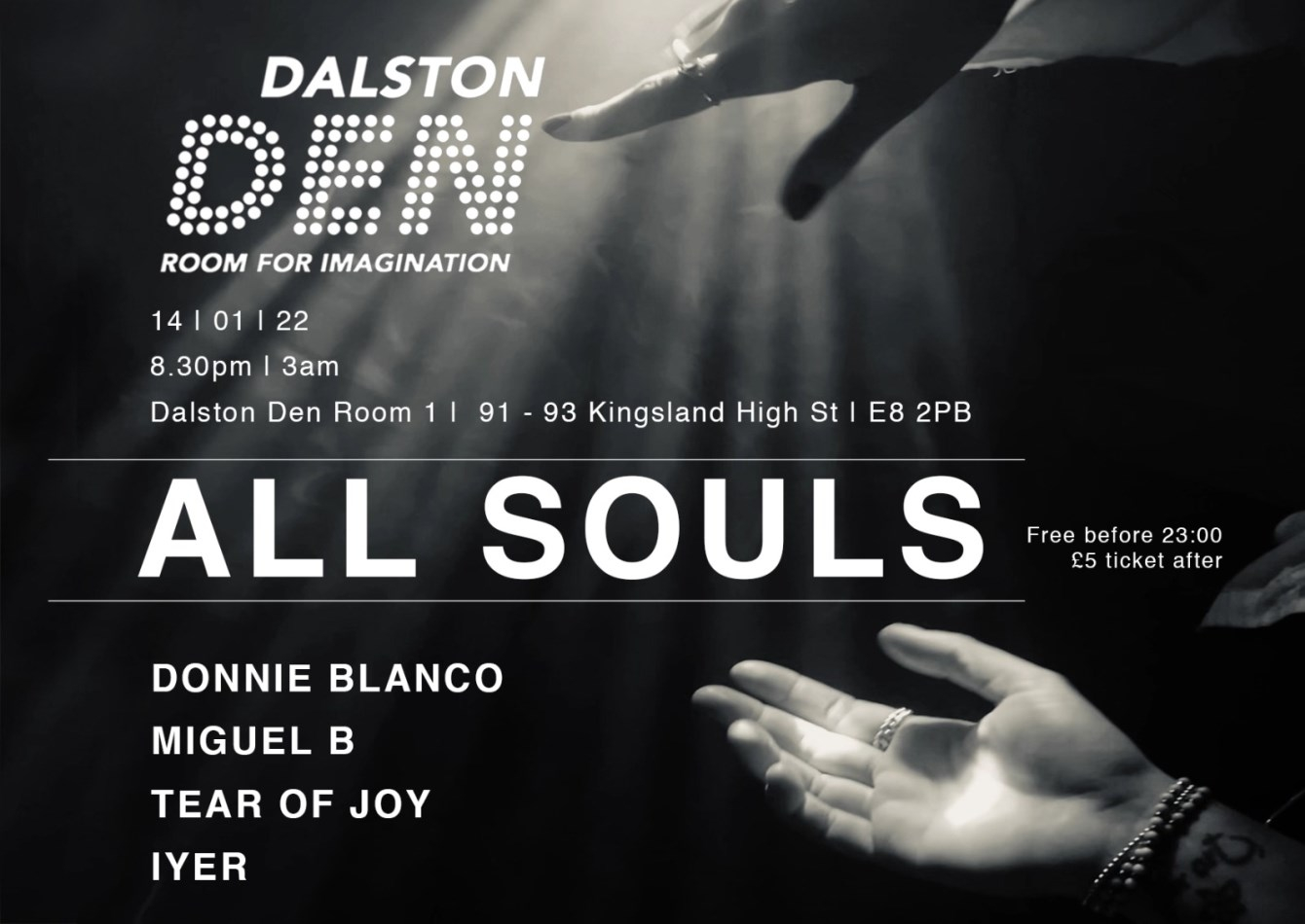 All Souls - Flyer front