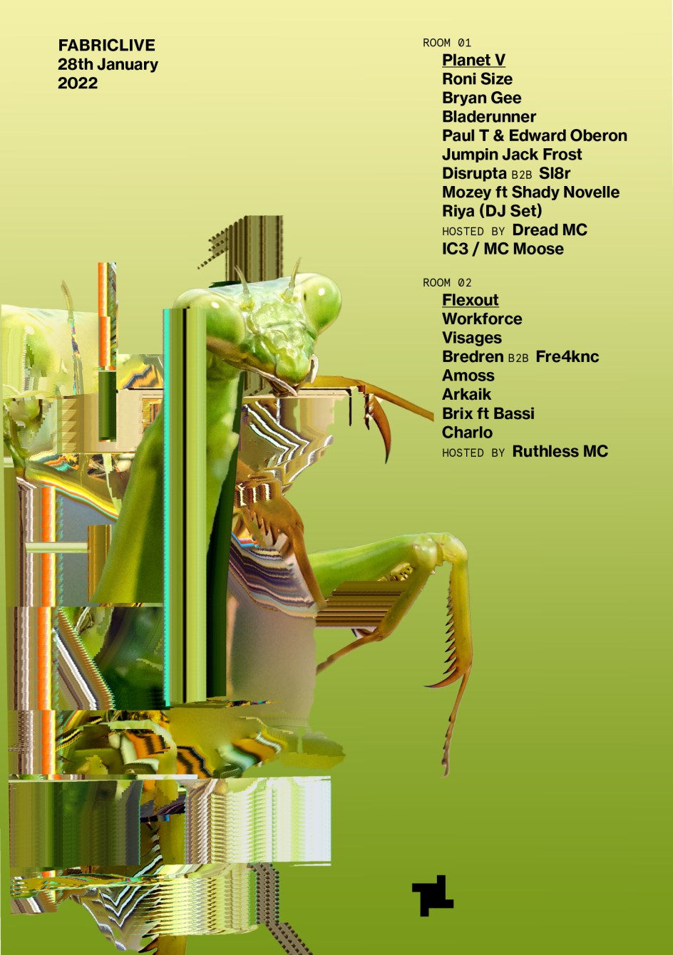 Fabriclive Planet V Flexout With Ed Rush Optical Bryan Gee Bladerunner More At Fabric London