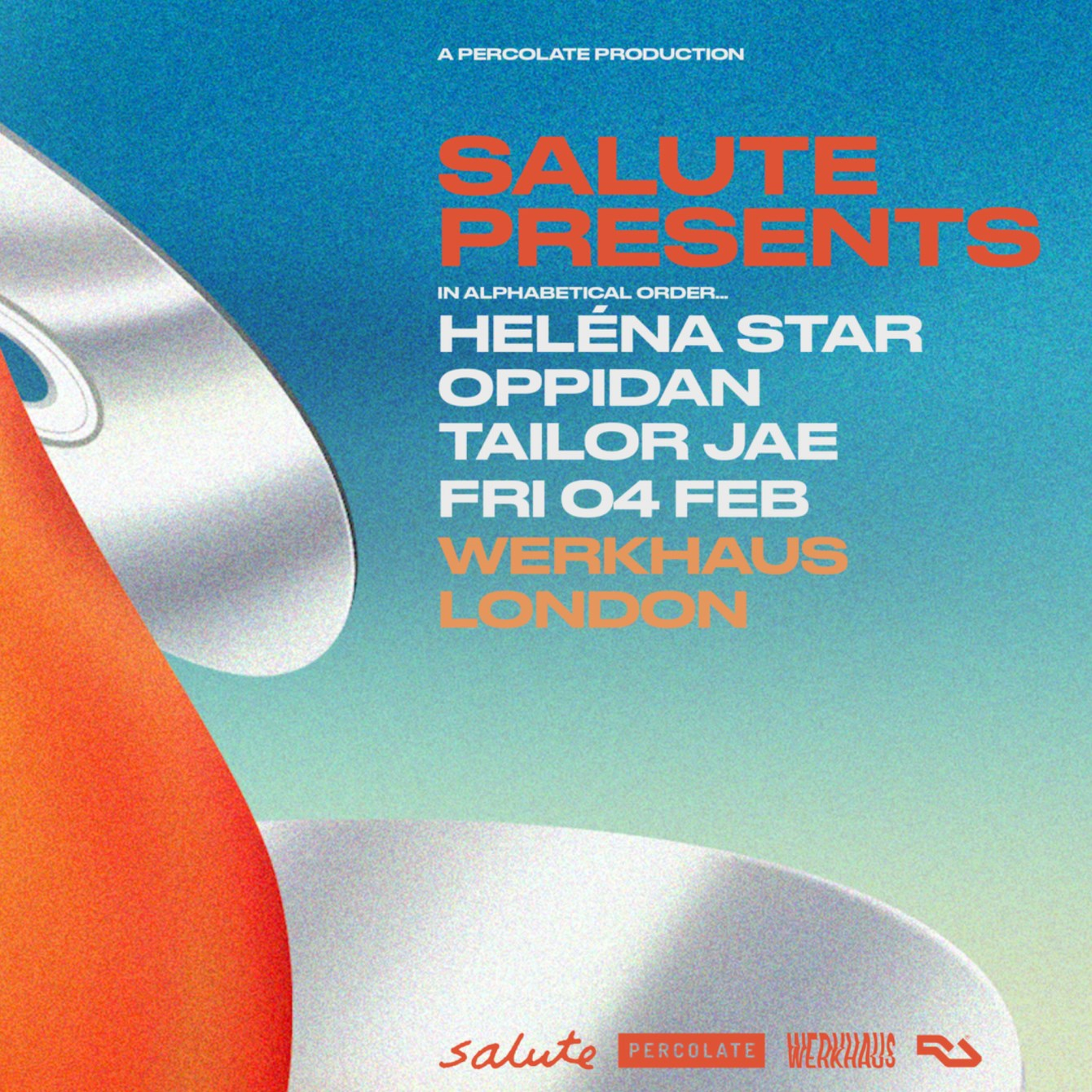salute presents - Flyer front