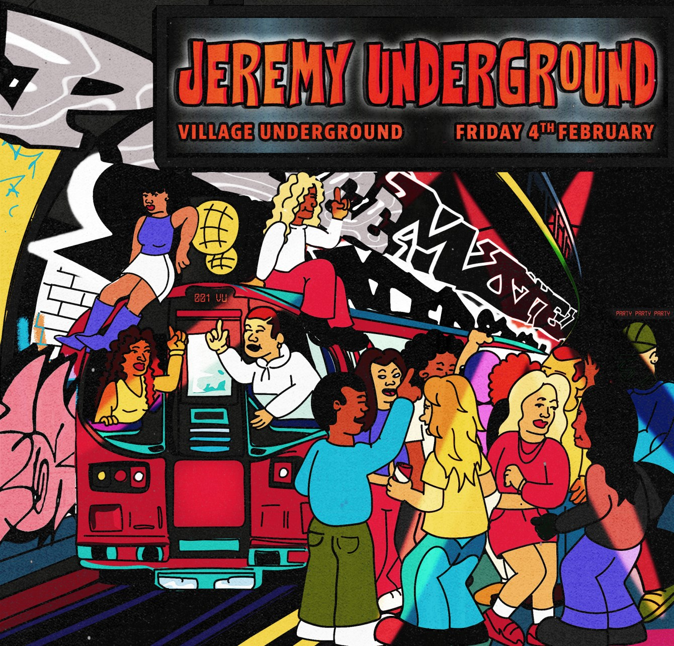 Jeremy Underground - Village Underground - Flyer back