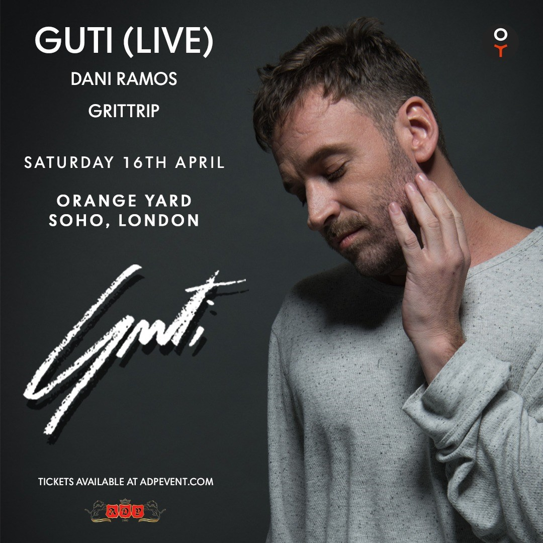Guti (Live) - Flyer front