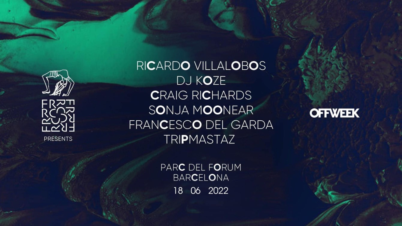 Ricardo Villalobos presents Frrc - Offweek Festival - Flyer front