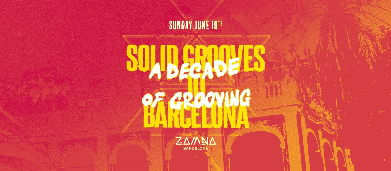 Solid Grooves - Barcelona - Flyer front