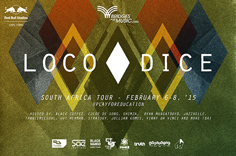 Loco Dice announces Bridges For Music tour image