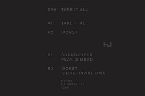 DVA returns to Hyperdub with new EP, Take It All image