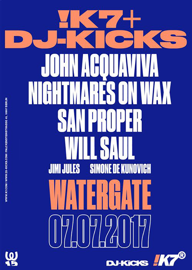 John Acquaviva, Nightmares On Wax play DJ-Kicks showcase in Berlin image