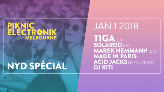 Piknic Electronik returns to Melbourne on NYD with Tiga image