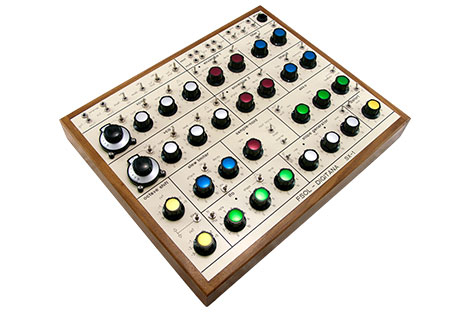 Future Sound Of London behind new EMS Synthi Expander clone image