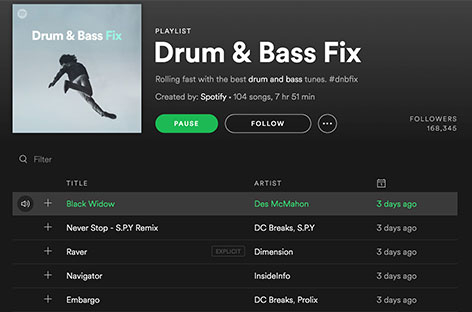 Spotify tests DJ-style auto-mixing function image