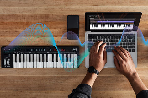 Amazon announces AI music-making tool, AWS DeepComposer image