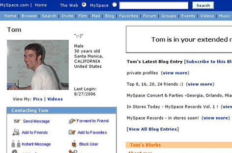 Myspace loses 12 years worth of music image