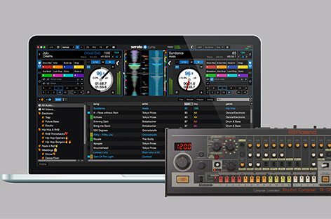 Roland TR drum machines now sync automatically with Serato DJ software image