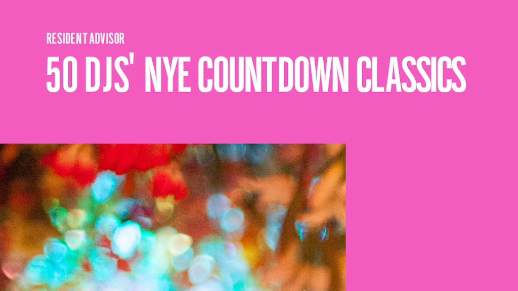 Listen to 50 DJs' NYE countdown classics image