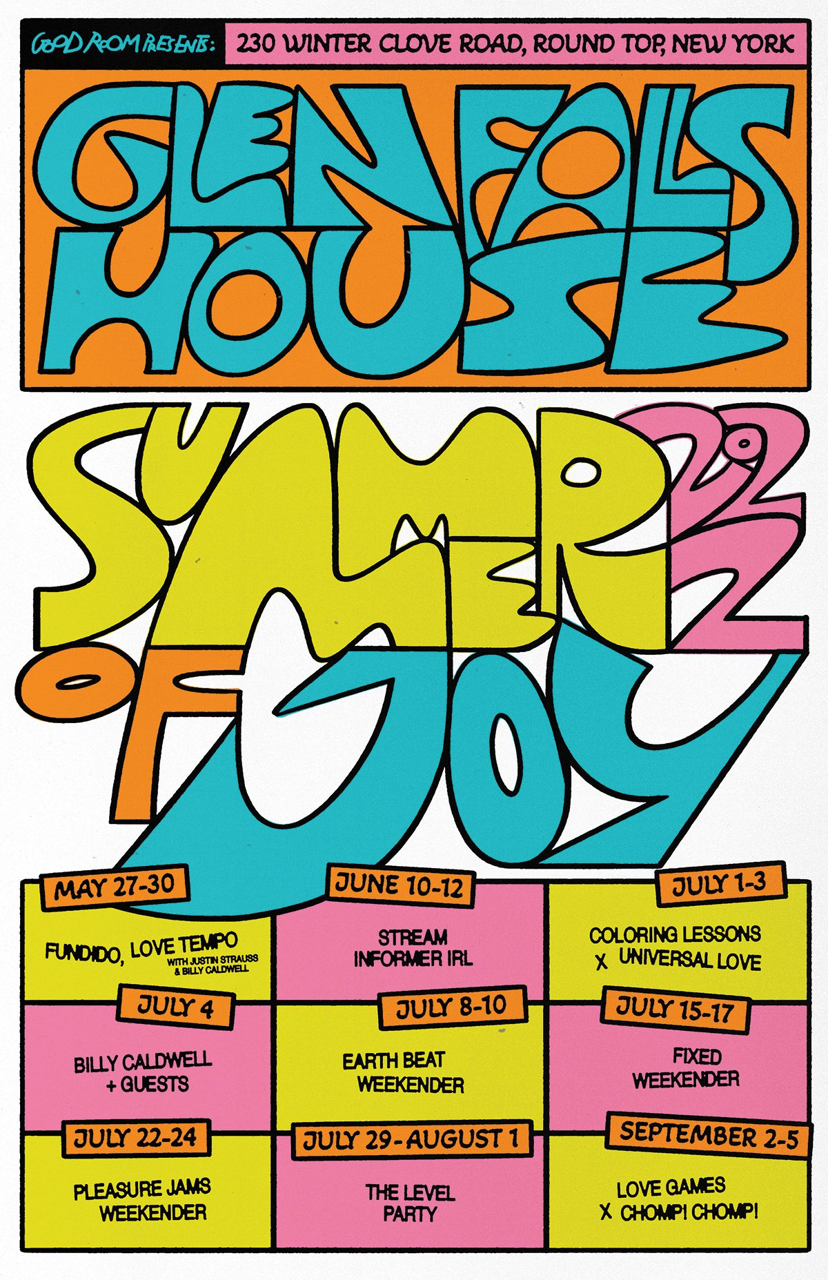 Summer Of Joy 2022 Stream Informer IRL At Glen Falls House New York