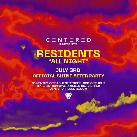 SHINE - Official Afterparty at Aether - July 3rd at Aether Afterhours