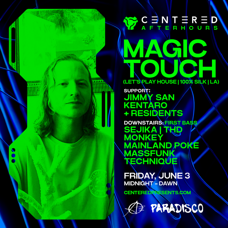 Centered Afterhours with Magic Touch + First Bass at Aether Afterhours