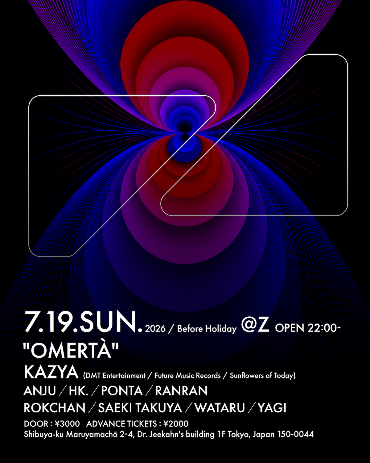 SYNTH bij Z Maruyama, Tokio